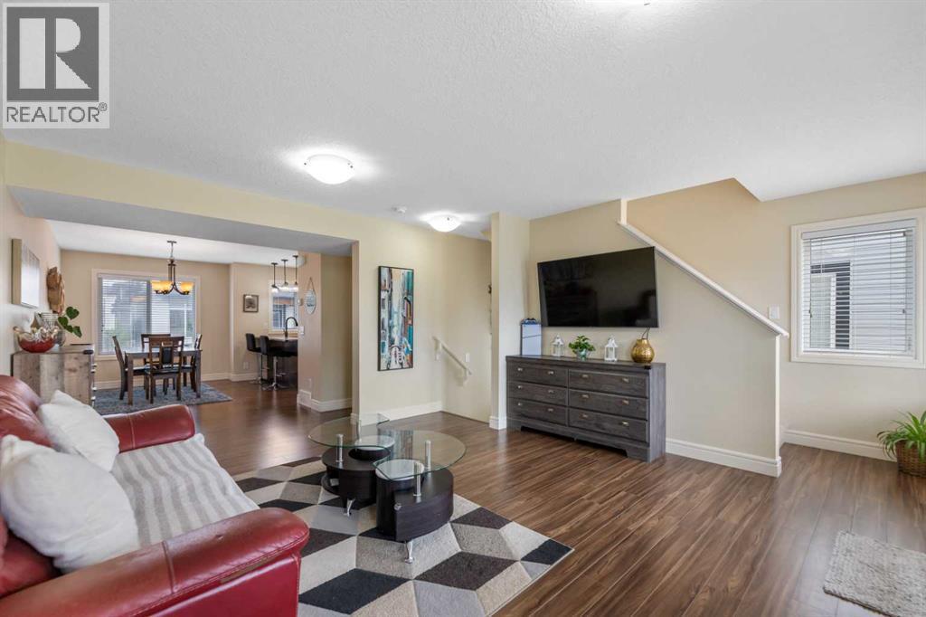 572 Savanna Boulevard Ne, Calgary, AB - Indoor Photo Showing Living Room