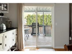 Sliding door to your covered deck -