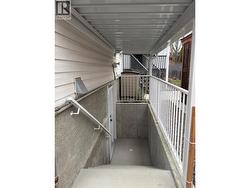 stairs to basement entry -