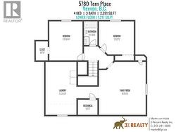 Floorplan lower floor -