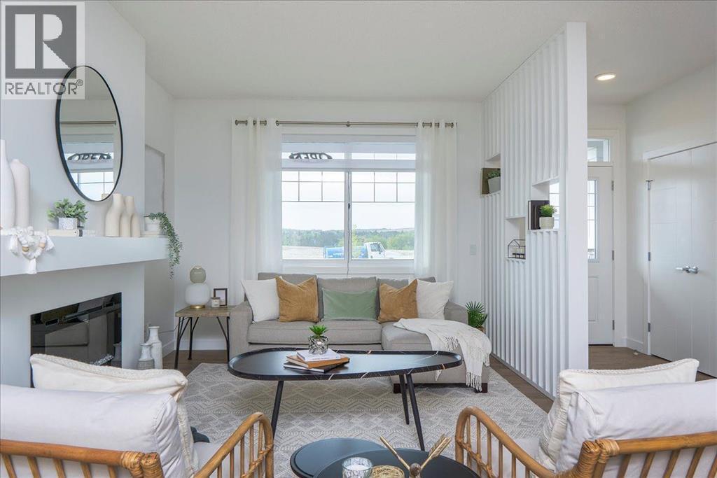 540 Legacy Circle Se, Calgary, AB - Indoor With Fireplace