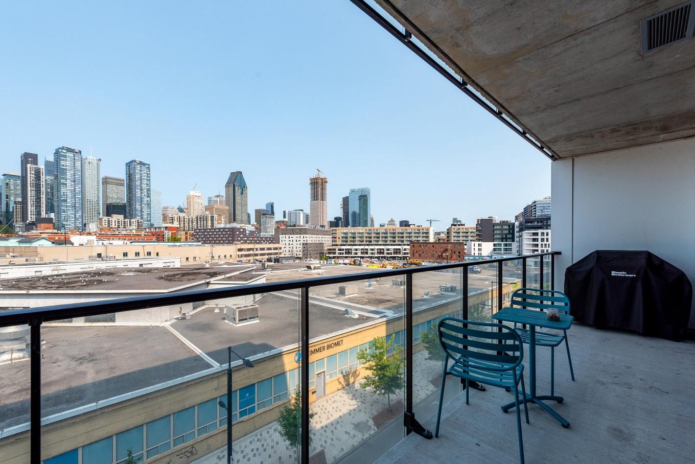 Balcony - 401A-1400 Rue Ottawa, Montréal (Le Sud-Ouest), QC - Outdoor With View