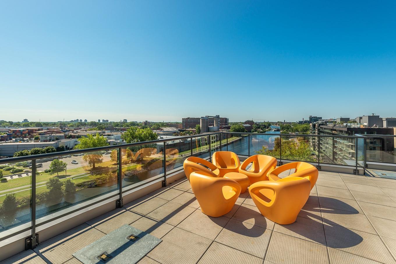 Terrasse - 612-1340 Rue Olier, Montréal (Le Sud-Ouest), QC - Outdoor With Balcony With View