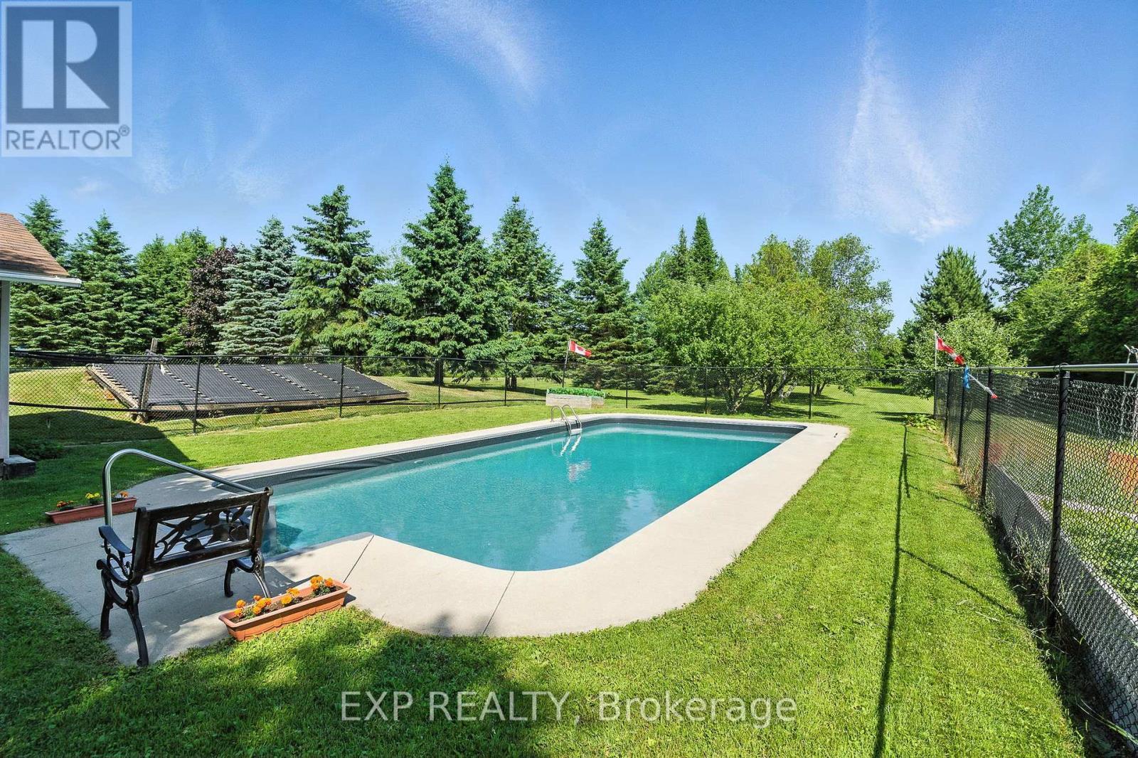 7800 34 Highway, Champlain, ON - Outdoor With In Ground Pool With Backyard