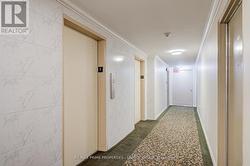 Elevator and hallway -