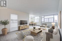 Virtually Staged inside front door of unit -