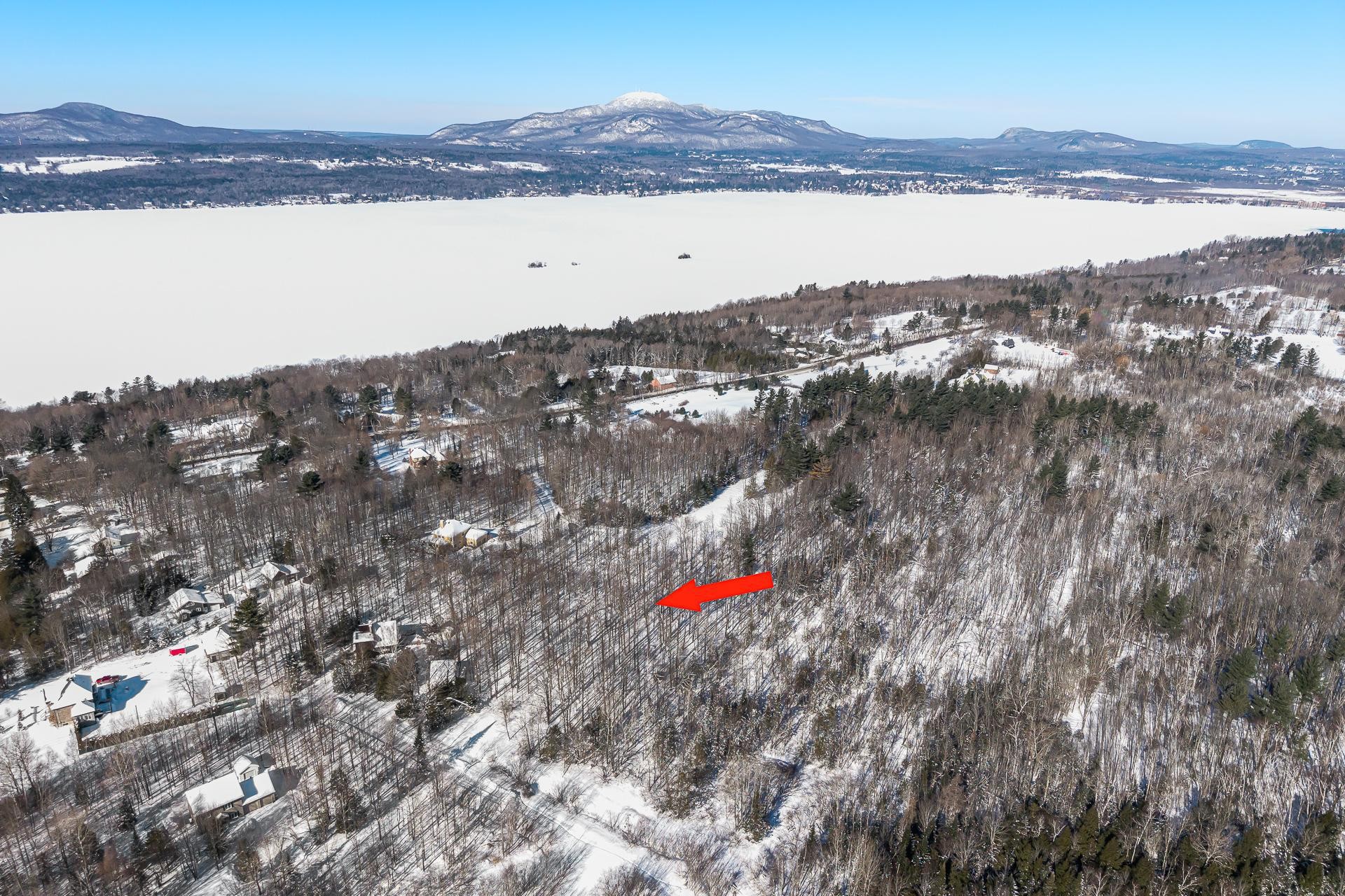 Photo aérienne - Rue Gaspard, Magog, QC