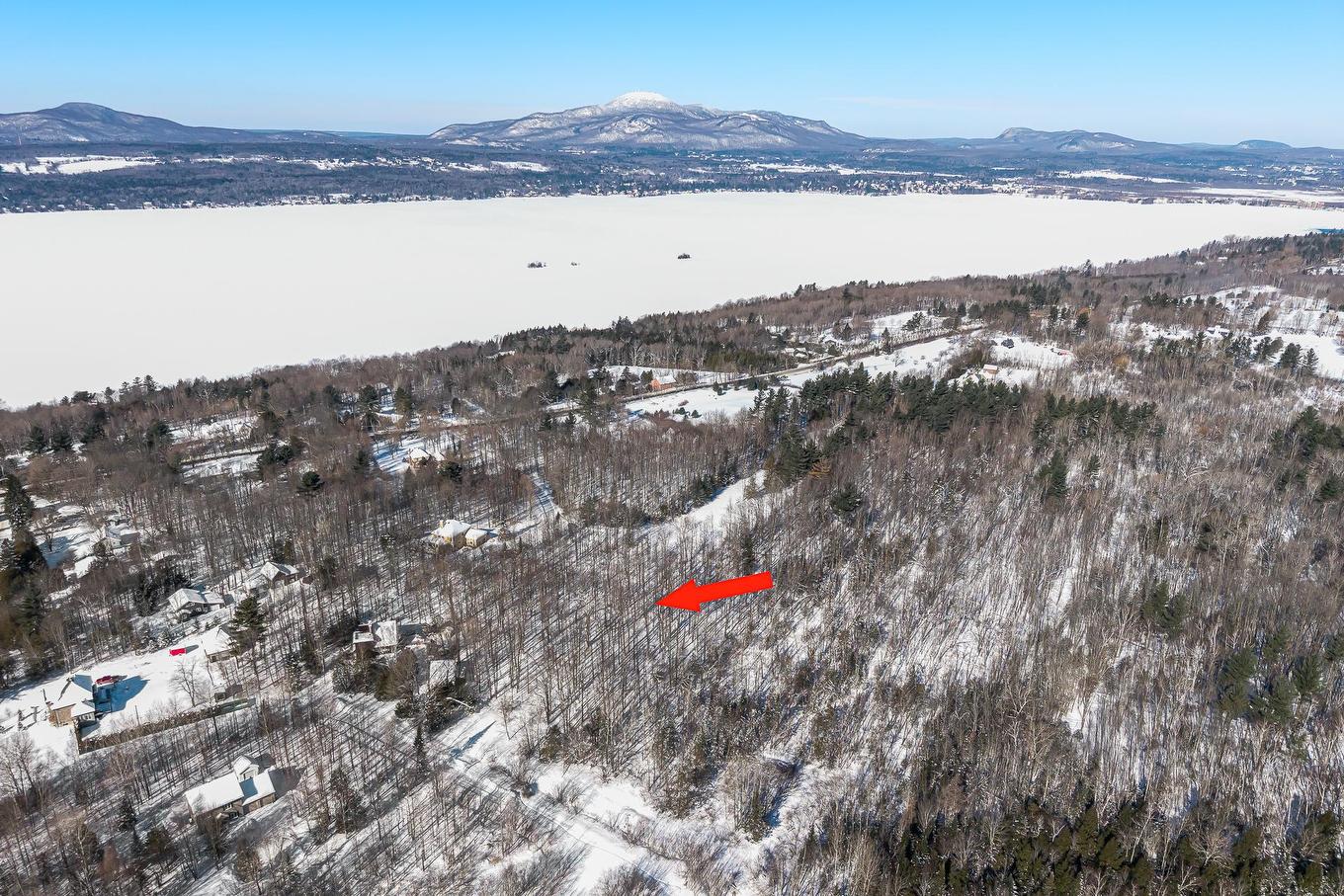 Photo aérienne - Rue Gaspard, Magog, QC