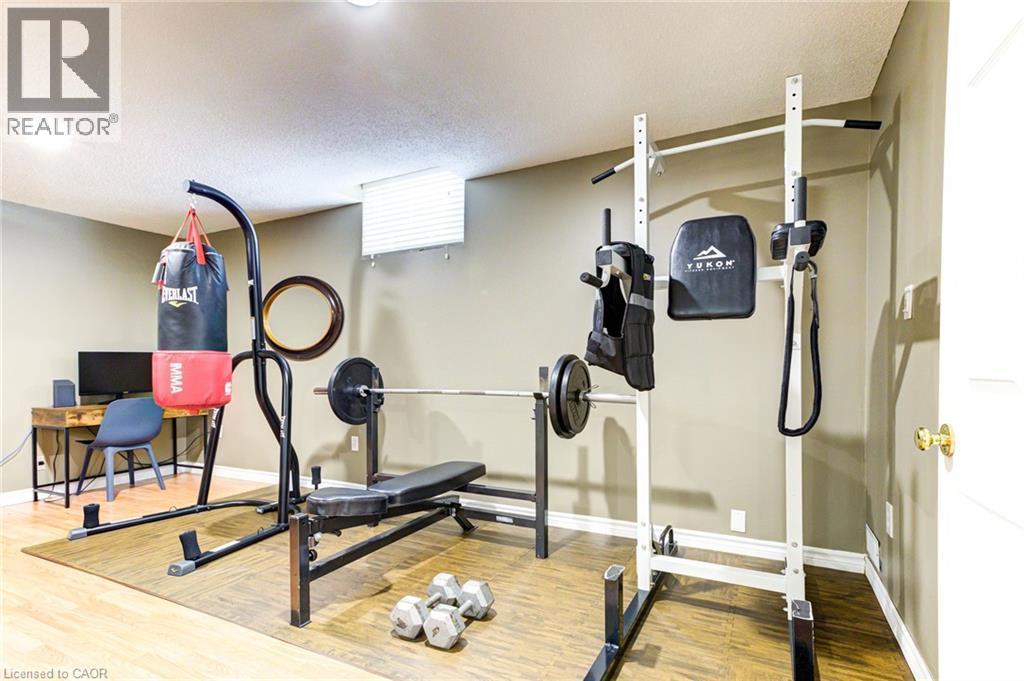 Rec Room - 39 Karalee Crescent, Cambridge, ON - Indoor Photo Showing Gym Room