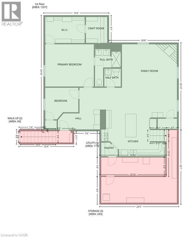 Floor Plan - Basement - 46 Stonebridge Place, Simcoe, ON - Other
