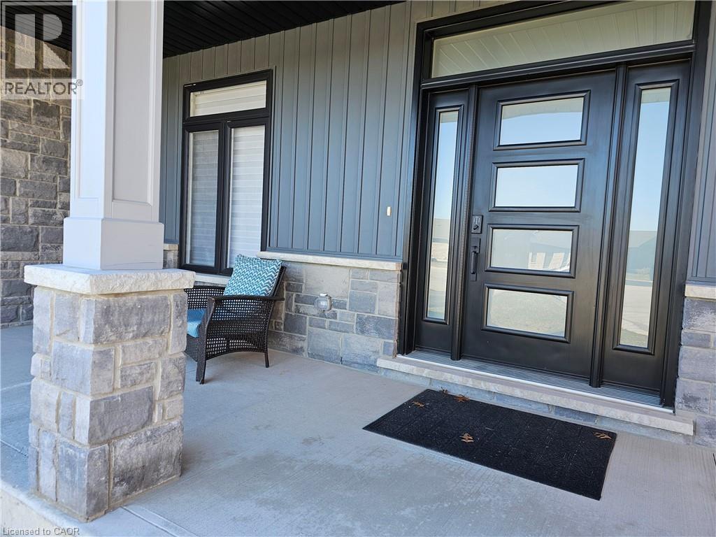 Grand Front Entry - 46 Stonebridge Place, Simcoe, ON - Outdoor With Exterior
