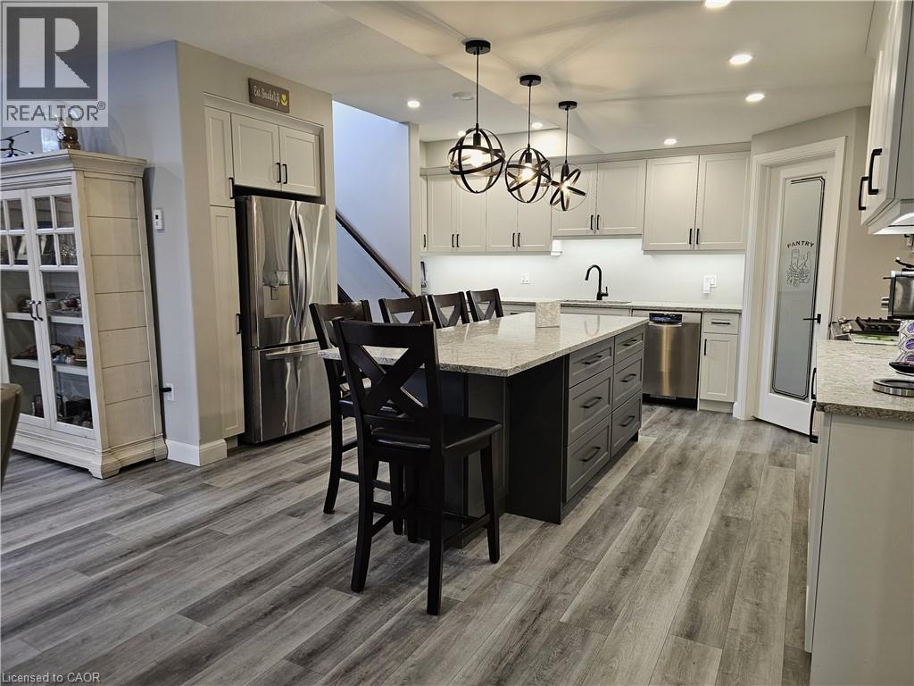 Pantry, Gas Stove, Quartz Countertops - 46 Stonebridge Place, Simcoe, ON - Indoor Photo Showing Kitchen With Upgraded Kitchen