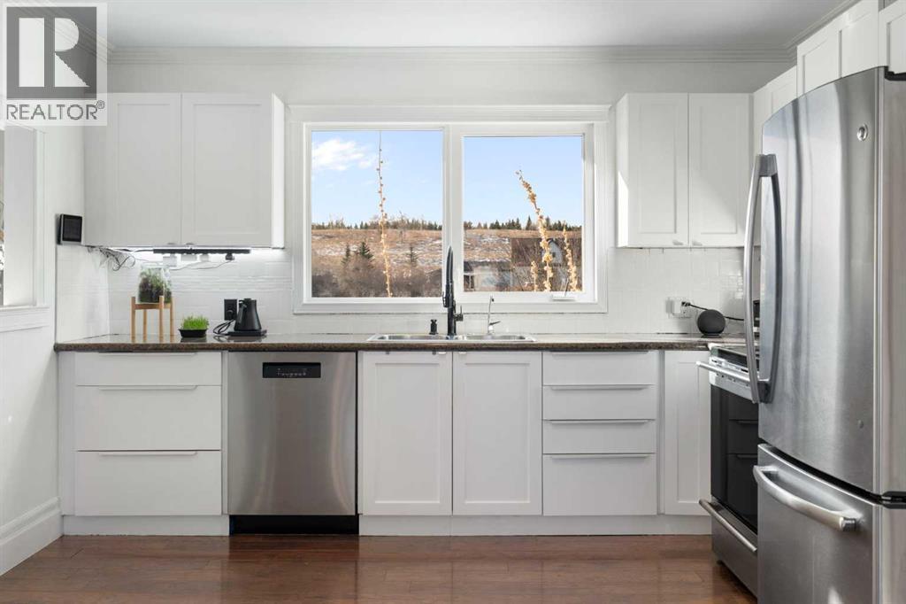 111 Macleod Trail E, Rural Foothills County, AB - Indoor Photo Showing Kitchen With Upgraded Kitchen