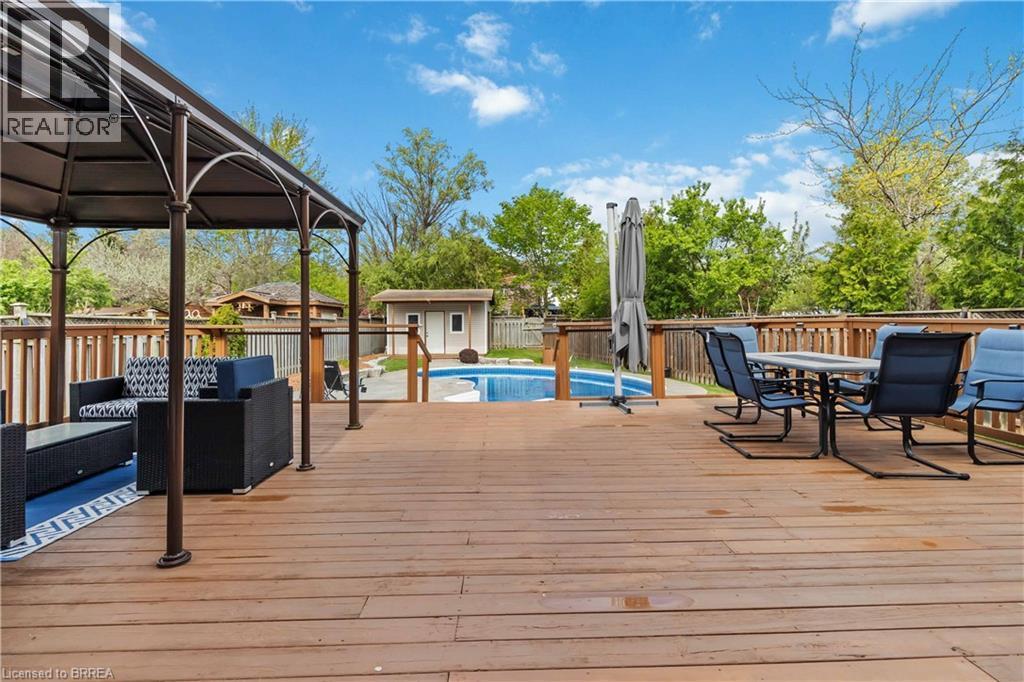 275 Granite Hill Road, Cambridge, ON - Outdoor With Above Ground Pool With Deck Patio Veranda With Exterior
