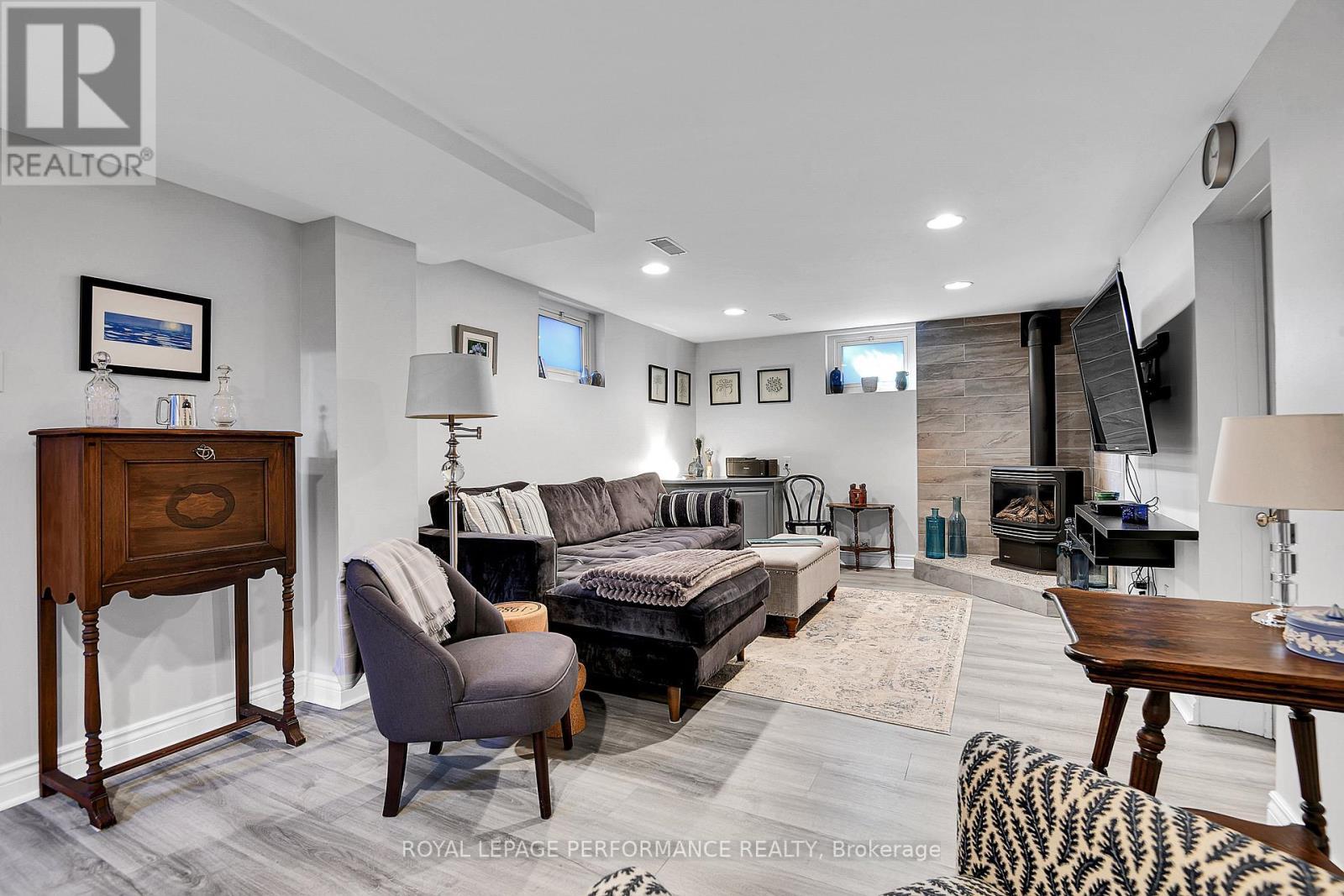 2239 Webster Avenue, Ottawa, ON - Indoor With Fireplace