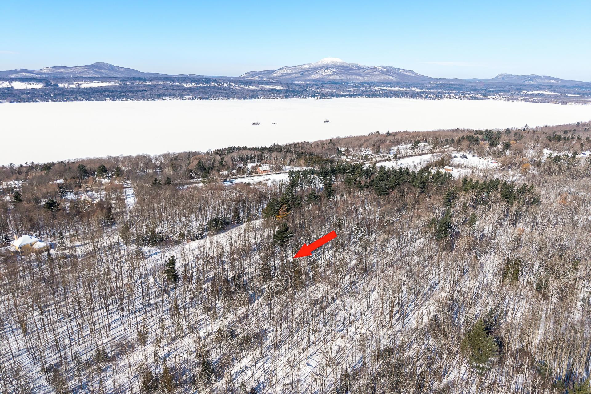 Photo aérienne - Rue Gaspard, Magog, QC