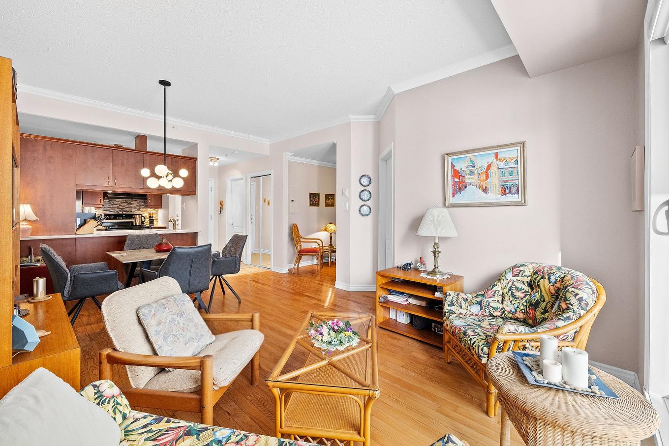 Overall view - 404-8580 Rue Raymond-Pelletier, Montréal (Ahuntsic-Cartierville), QC - Indoor Photo Showing Living Room