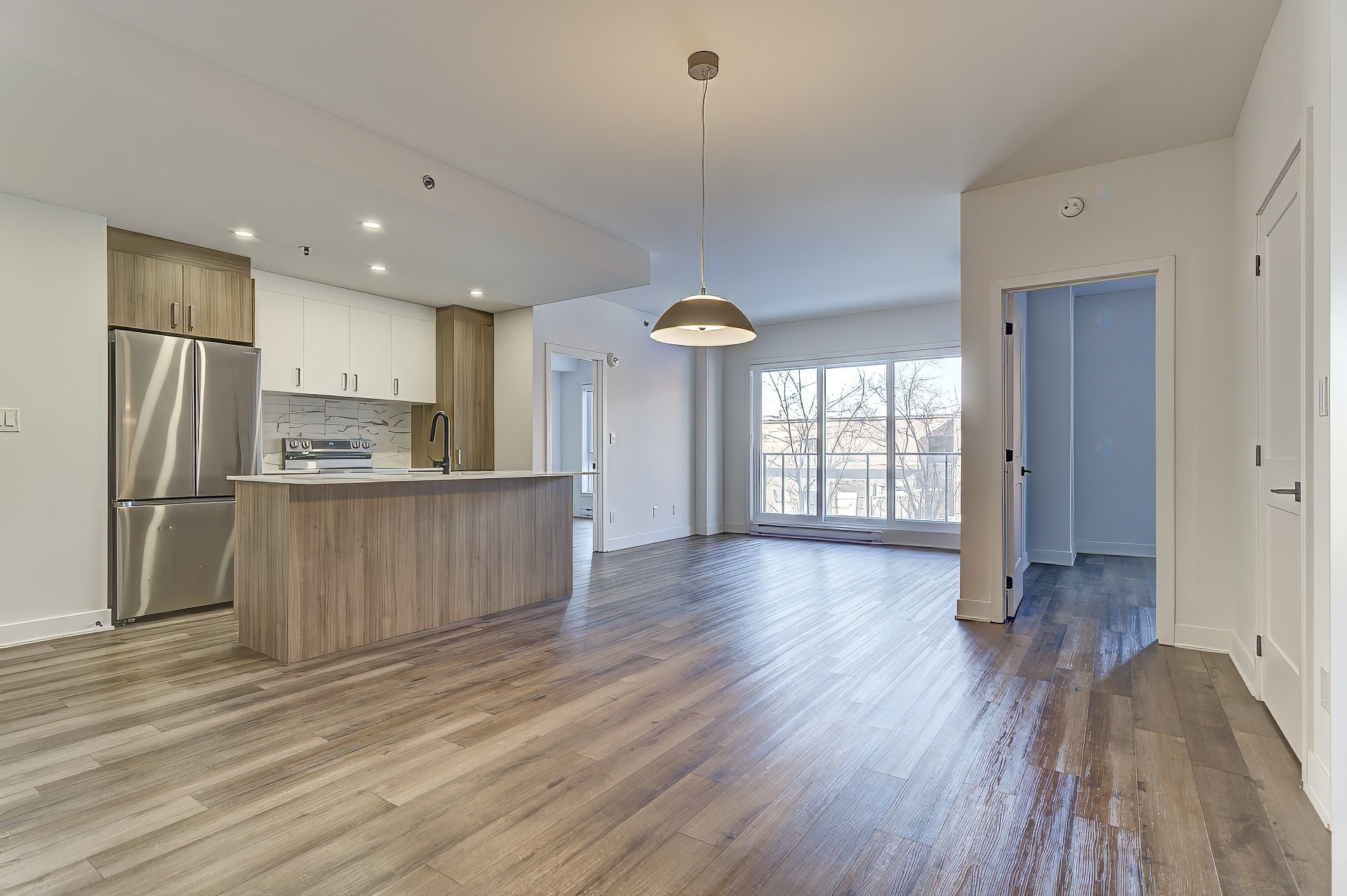 Salle à manger - 309-2020 Rue Lucien-Thimens, Montréal (Saint-Laurent), QC - Indoor Photo Showing Kitchen