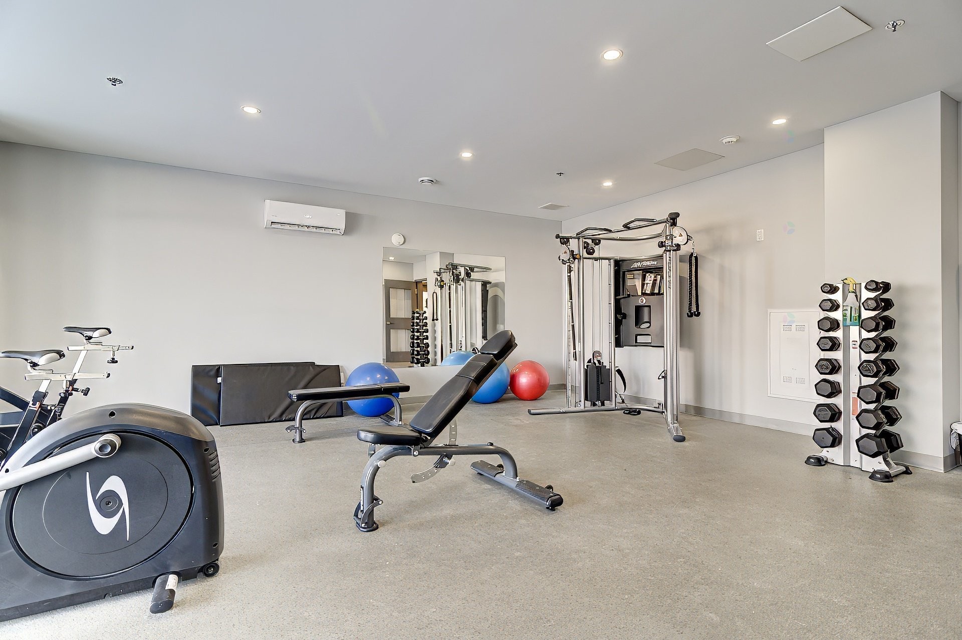 Salle d'exercice - 309-2020 Rue Lucien-Thimens, Montréal (Saint-Laurent), QC - Indoor Photo Showing Gym Room