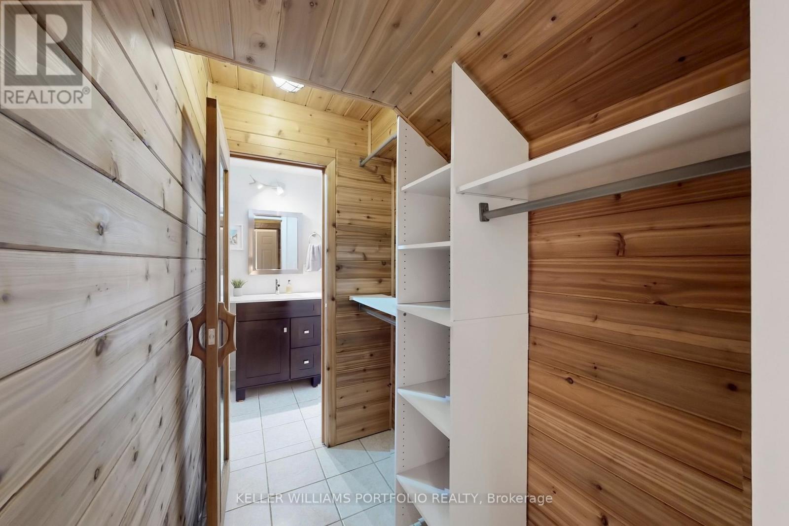 Cedar lined W/thru closet - 75 Monteith Crescent, Vaughan, ON