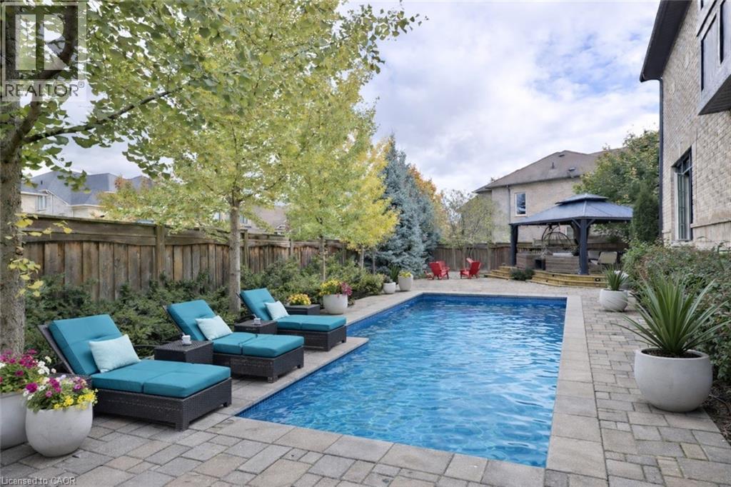 3262 Skipton Lane, Oakville, ON - Outdoor With In Ground Pool With Deck Patio Veranda With Backyard