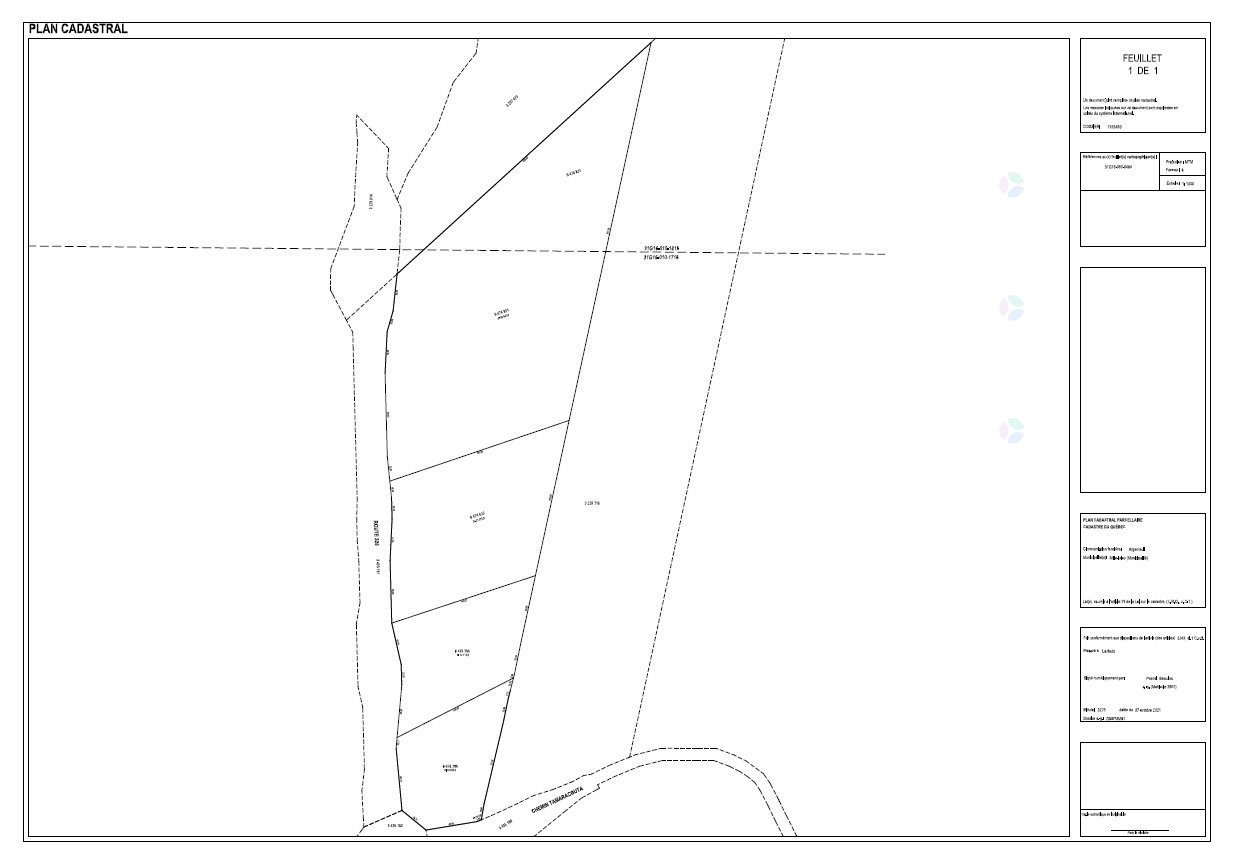 Plan (croquis) - Route 329, Mille-Isles, QC