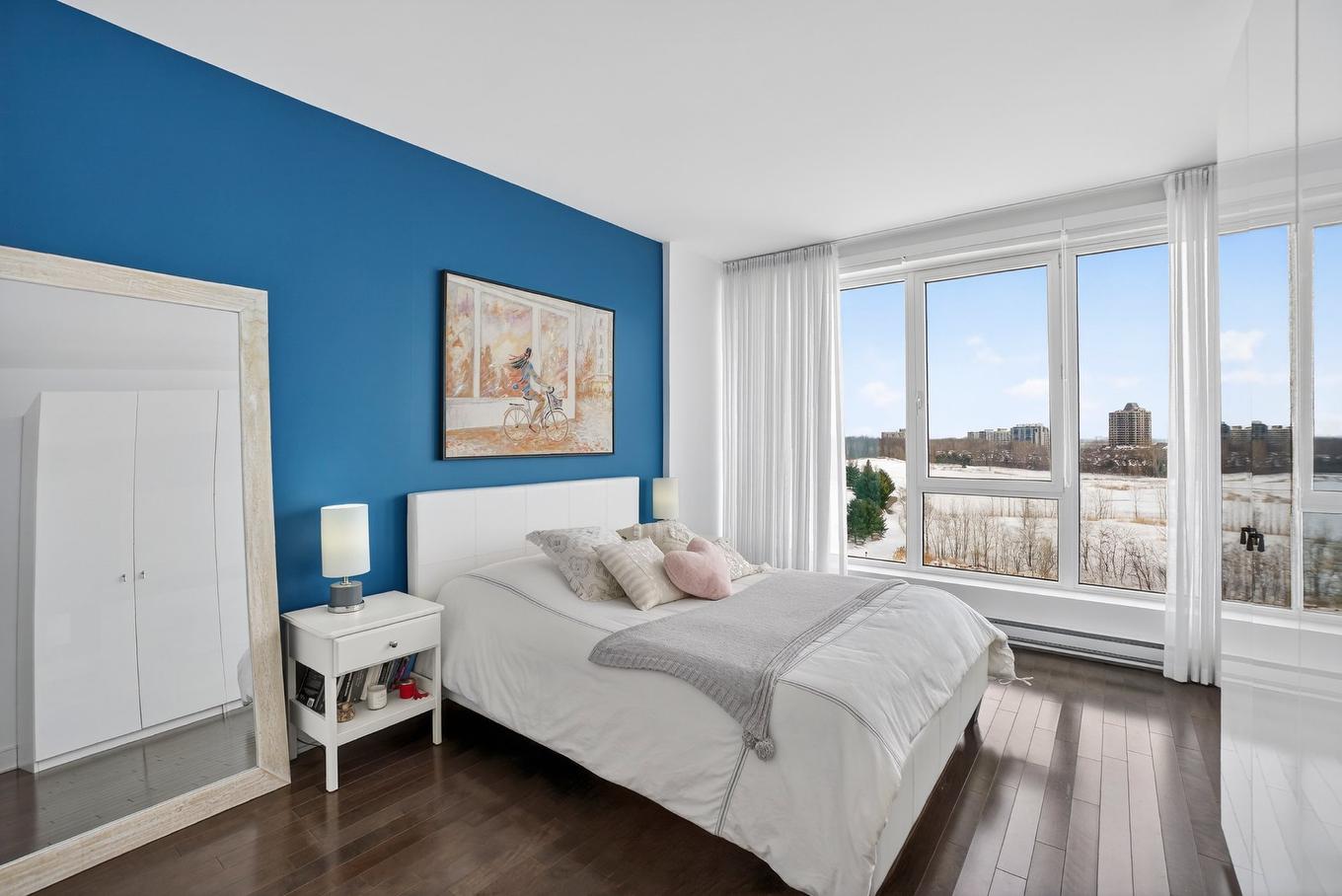 Chambre à coucher principale - 813-100 Rue André-Prévost, Montréal (Verdun/Île-Des-Soeurs), QC - Indoor Photo Showing Bedroom