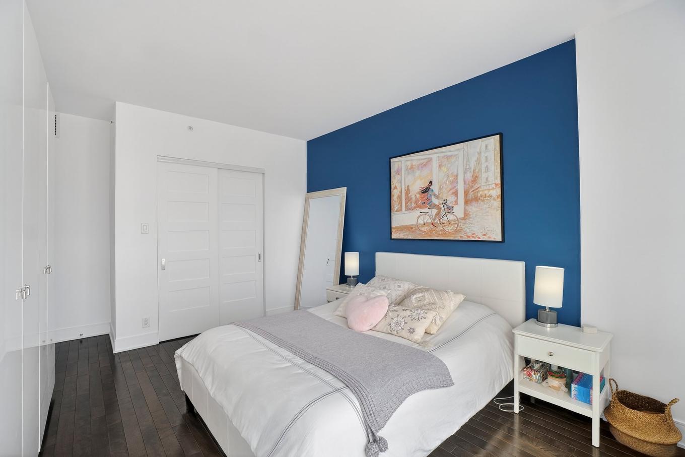 Chambre à coucher principale - 813-100 Rue André-Prévost, Montréal (Verdun/Île-Des-Soeurs), QC - Indoor Photo Showing Bedroom