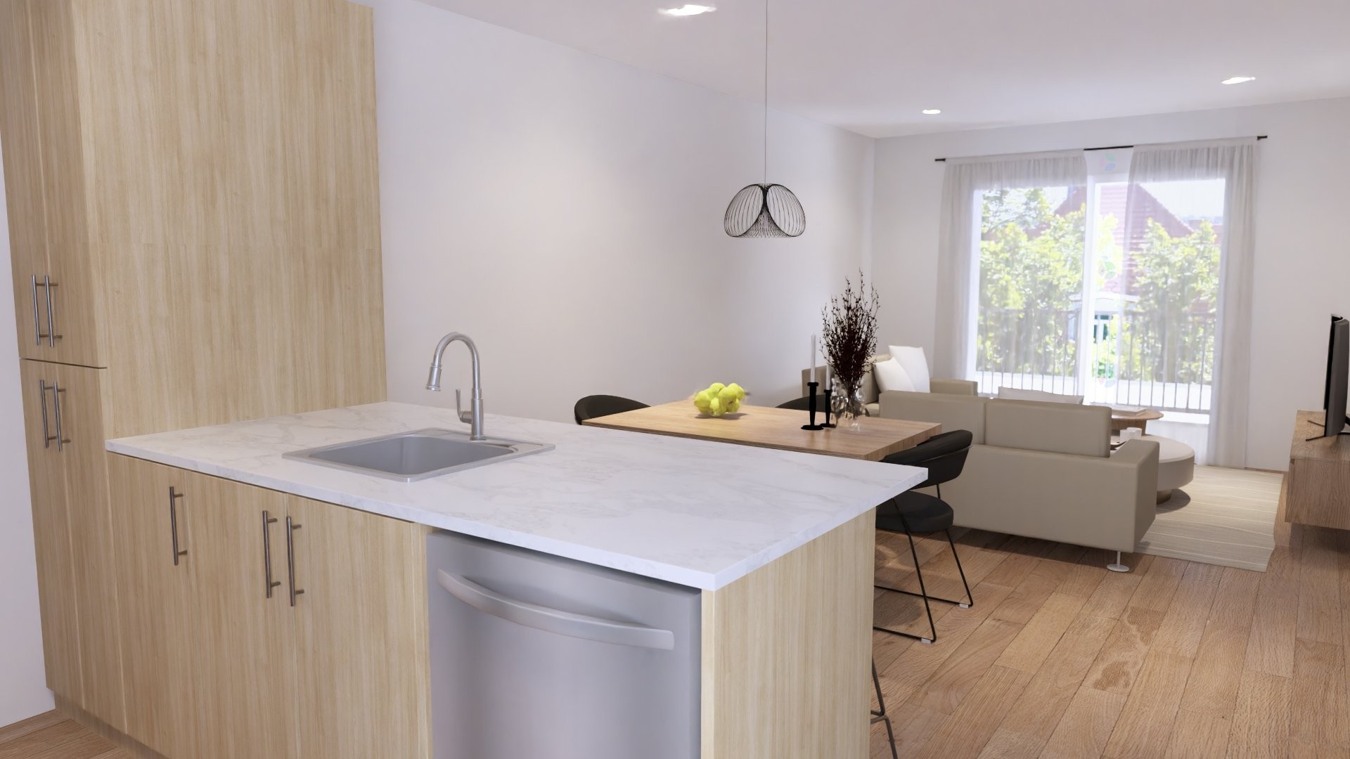 Overall view - 11-830 Boul. De L'Industrie, Saint-Paul, QC - Indoor Photo Showing Kitchen