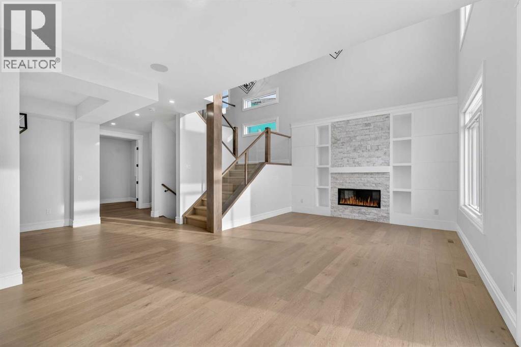 98 Waterford Crescent, Chestermere, AB - Indoor With Fireplace