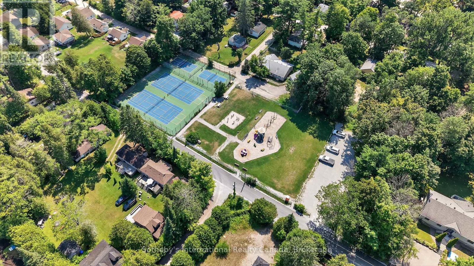 Tennis, pickleball and playground - 14 Domar Road, Tiny, ON - Outdoor With View