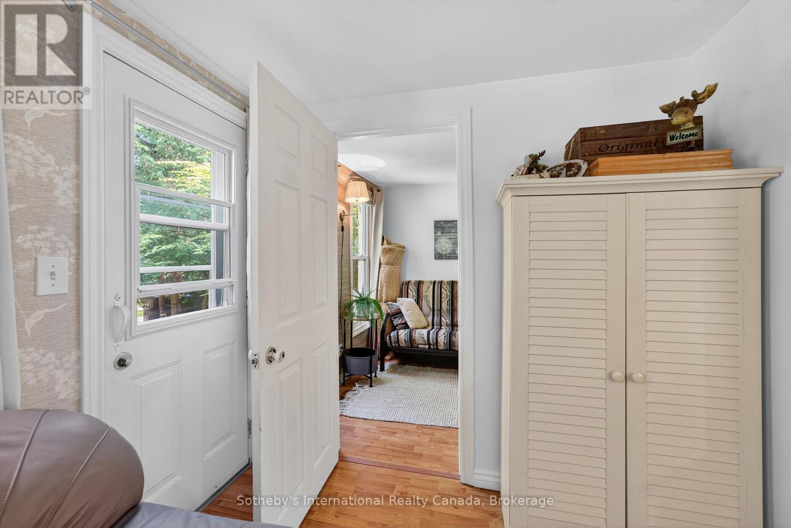 Front door overlooking 3rd bedroom - 14 Domar Road, Tiny, ON - Indoor Photo Showing Other Room
