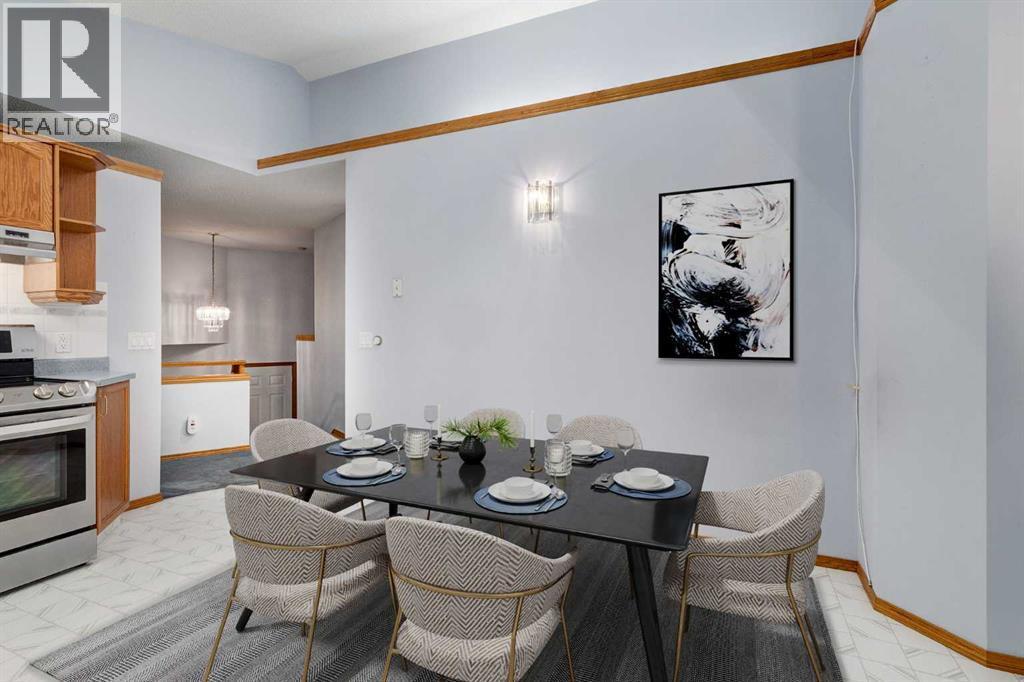 20 Willowbrook Gate Nw, Airdrie, AB - Indoor Photo Showing Dining Room