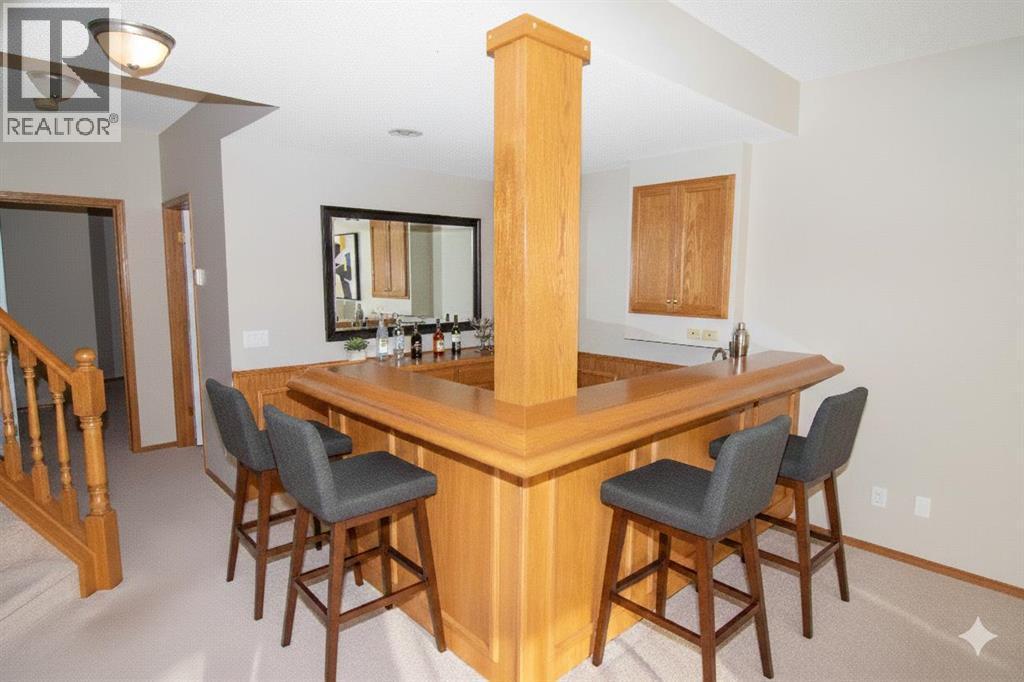 Bar Area - Virtual Staging - 16 Eagleview Heights Nw, Cochrane, AB - Indoor