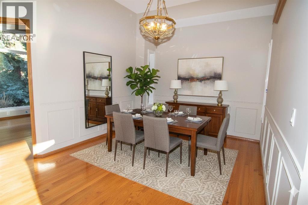 Dining - Virtual Staging - 16 Eagleview Heights Nw, Cochrane, AB - Indoor Photo Showing Dining Room