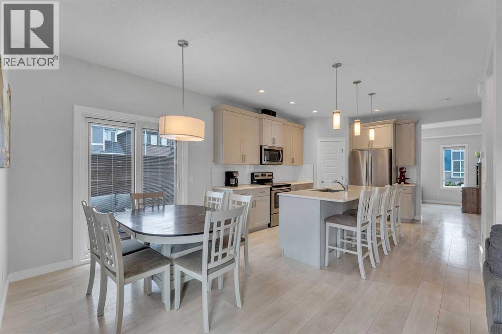 7 Corner Meadows Common Ne, Calgary, AB - Indoor Photo Showing Dining Room