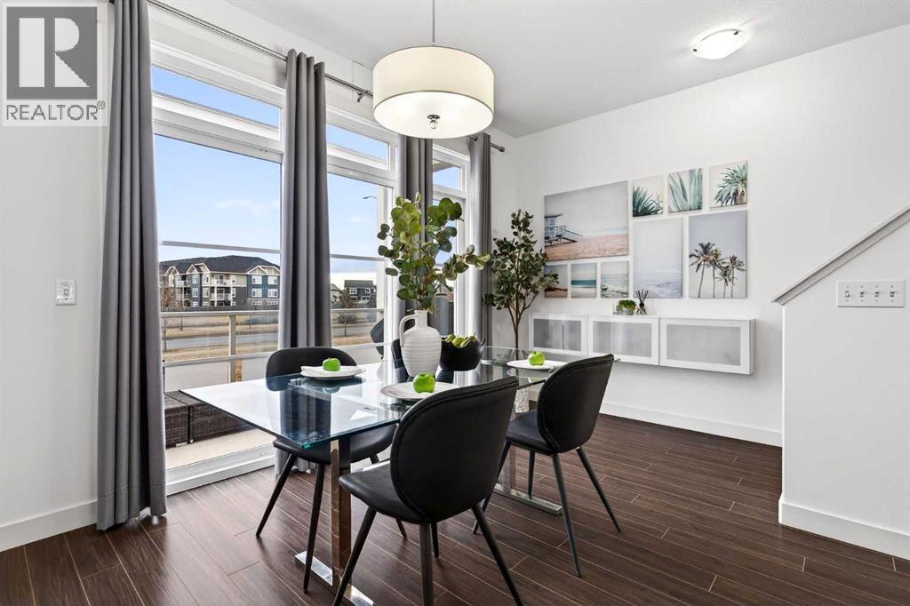 404 Redstone View Ne, Calgary, AB - Indoor Photo Showing Dining Room