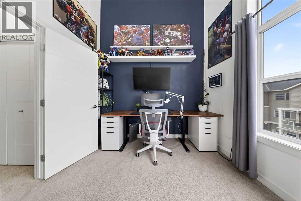 404 Redstone View Ne, Calgary, AB - Indoor Photo Showing Office