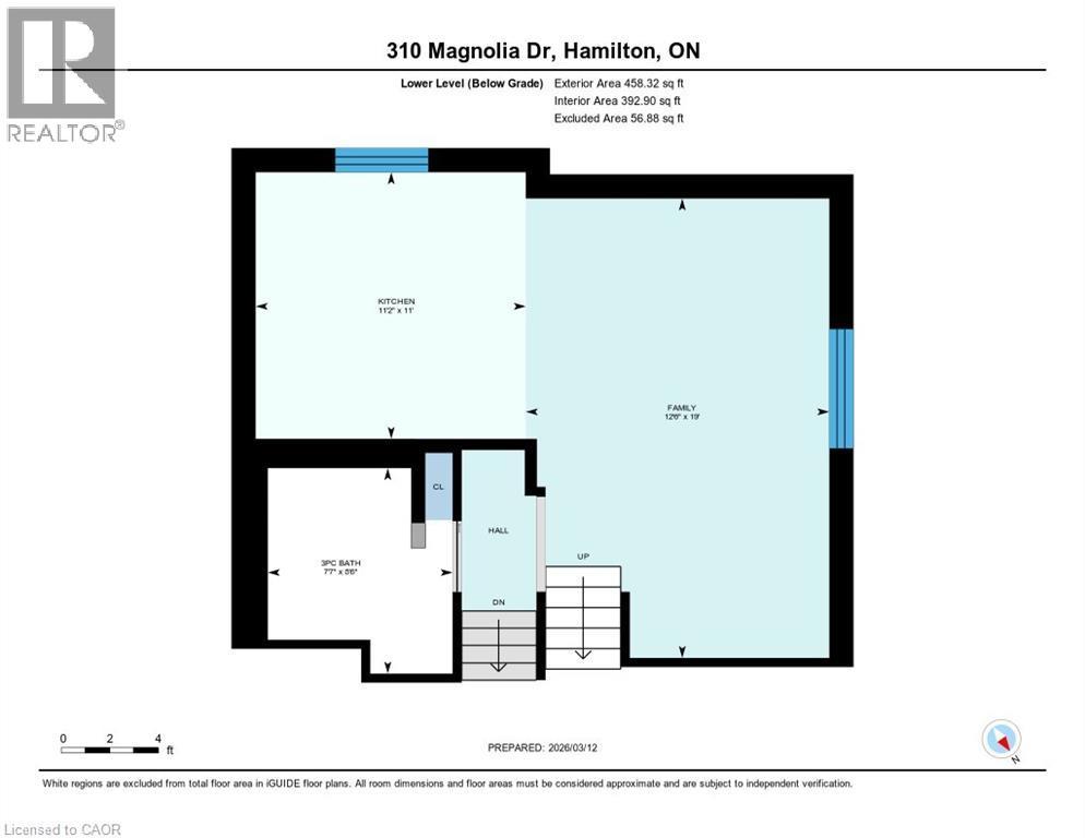 View of floor plan / room layout - 310 Magnolia Drive, Hamilton, ON