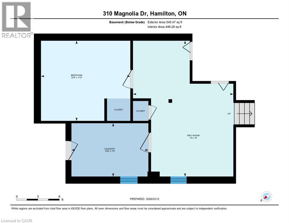 View of room layout - 310 Magnolia Drive, Hamilton, ON