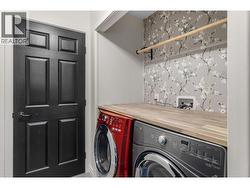 Laundry room on main floor with access to the garage -