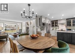 Dinning room with open concept into the kitchen -