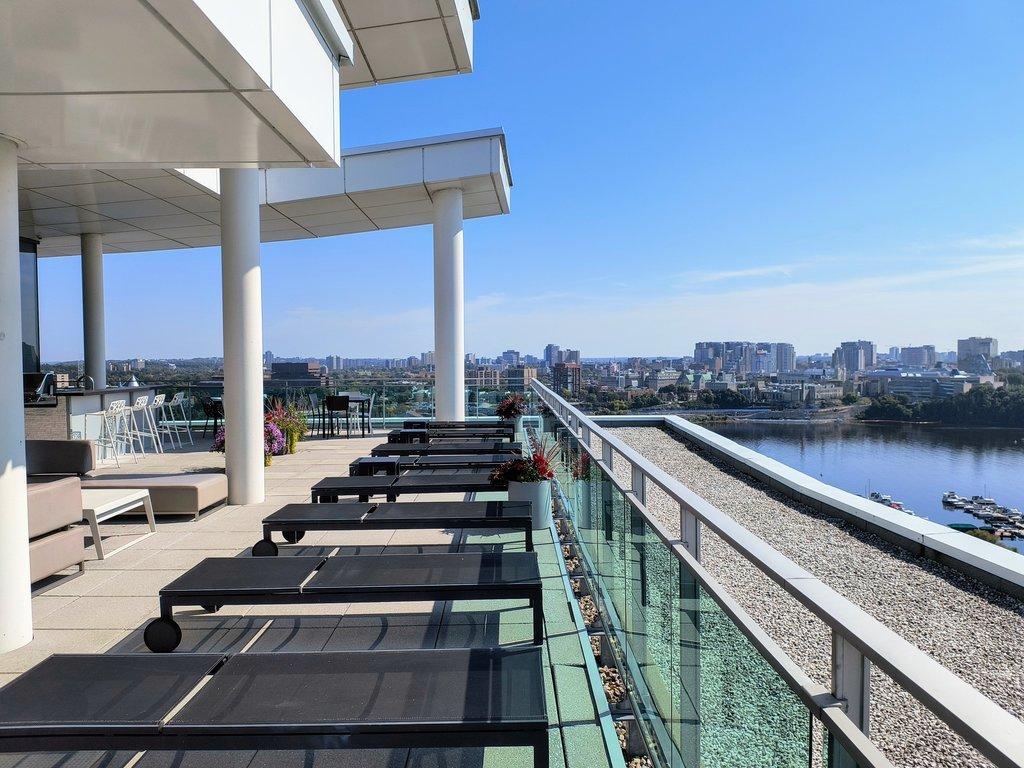 Balcony - 505-185 Rue Laurier, Gatineau (Hull), QC - Outdoor With Body Of Water With View