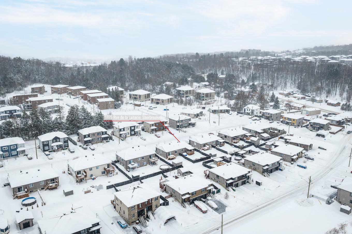 Aerial photo - 1785 Rue De La Laiterie, Sherbrooke (Fleurimont), QC - Outdoor With View