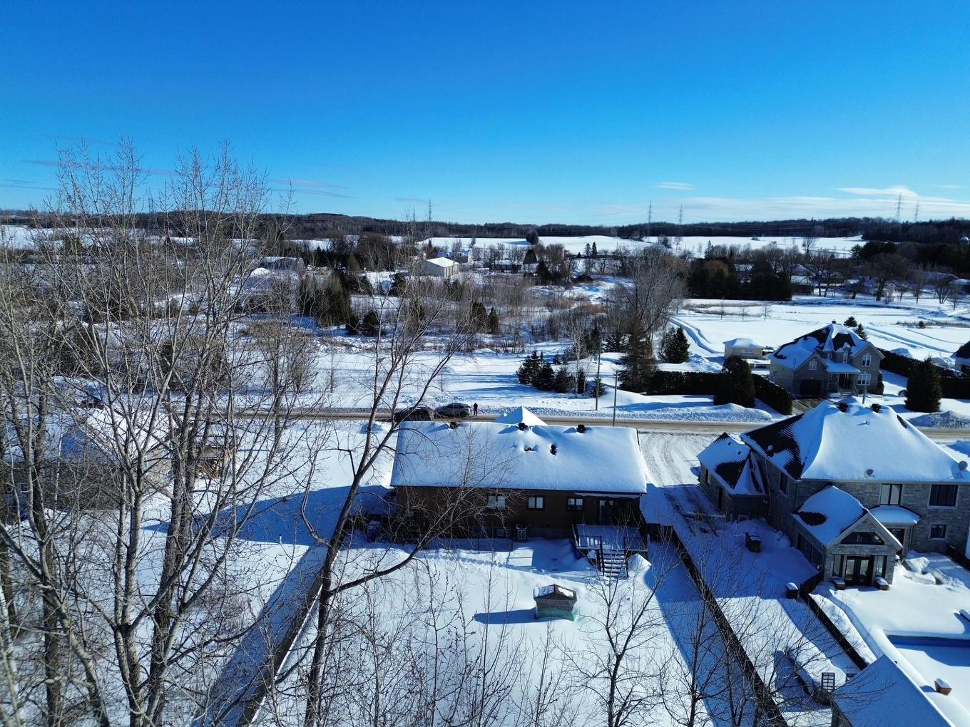 Backyard - 18 Rue De Champlain, Saint-André-D'Argenteuil, QC - Outdoor With View