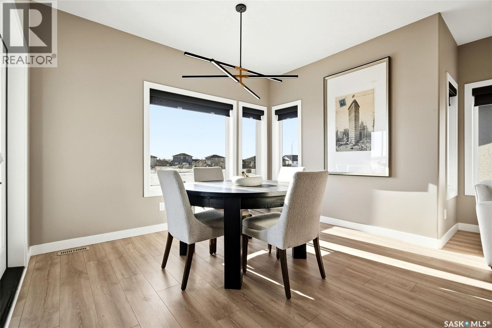 13 Plains Green, Pilot Butte, SK - Indoor Photo Showing Dining Room