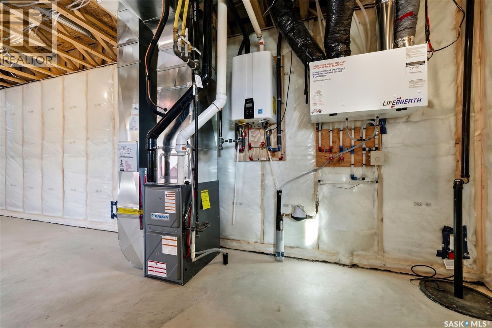 13 Plains Green, Pilot Butte, SK - Indoor Photo Showing Basement