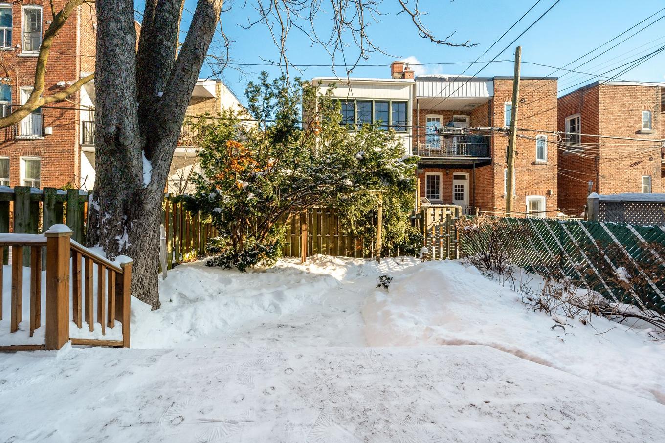 Backyard - 2289 Av. De Clifton, Montréal (Côte-Des-Neiges/Notre-Dame-De-Grâce), QC - Outdoor