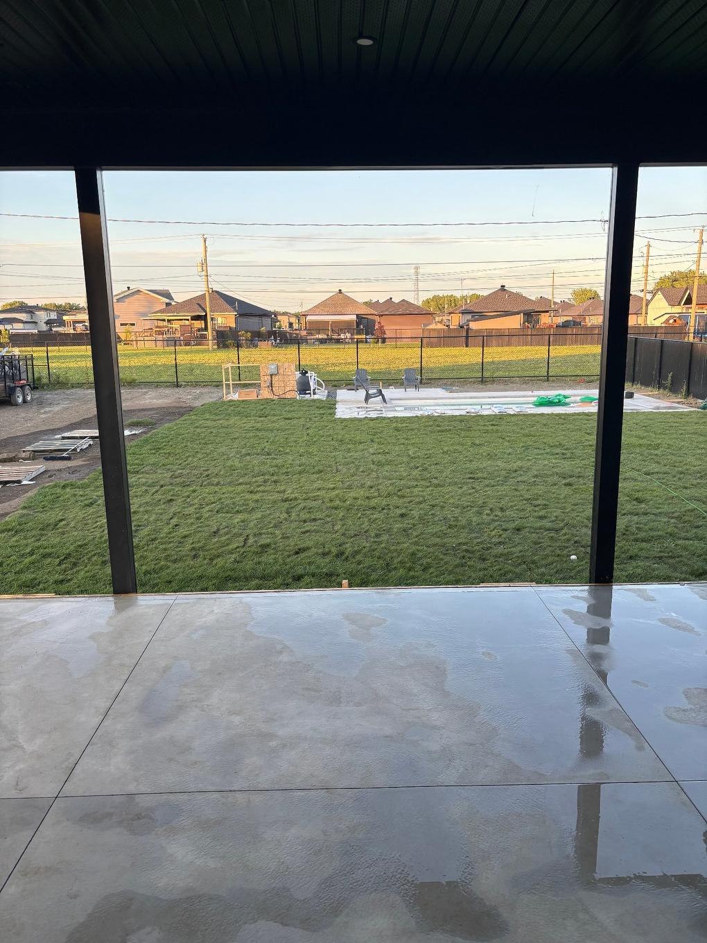 Kitchen - 12 Rue Des Pêcheurs, Saint-Louis-De-Gonzague, QC - Outdoor With View