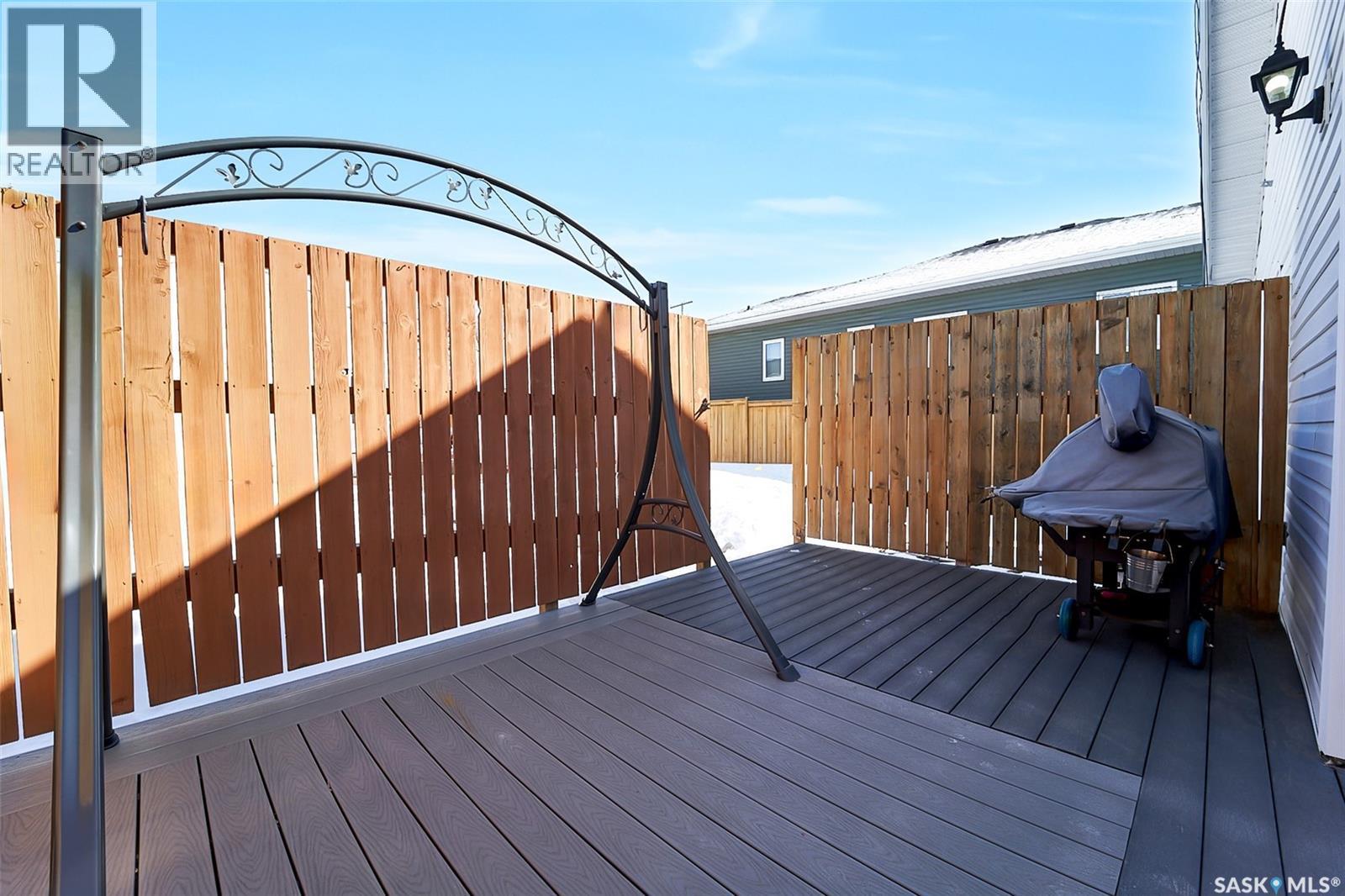 207 5Th Avenue E, Biggar, SK - Outdoor With Deck Patio Veranda With Exterior